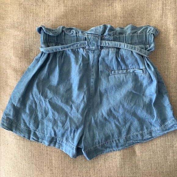 ✨BLUE TIE-WAIST SHORTS SIZE S - Picture 4 of 4